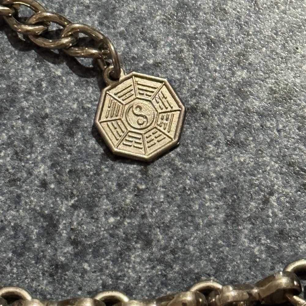 Vintage POWERPUFF GIRLS Silver Tone Waist Chain Charm Belt- Blossom Bubbles - Picture 10 of 12